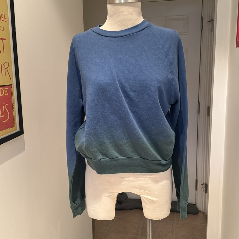 Alternative blue green sweatshirt sz S 😘